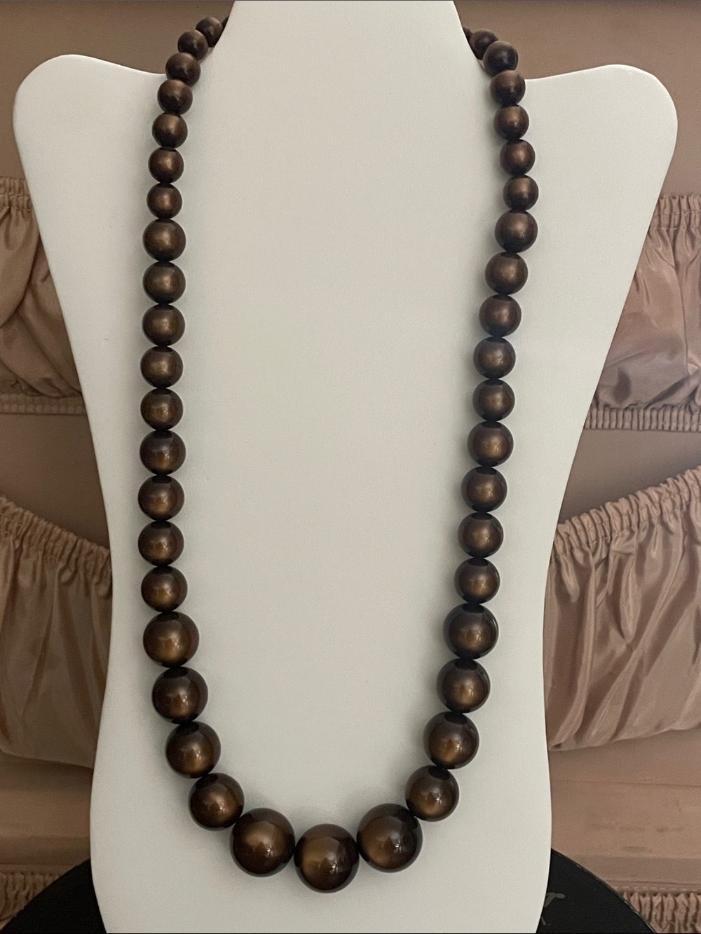 Moonglow Graduated Bead Necklace